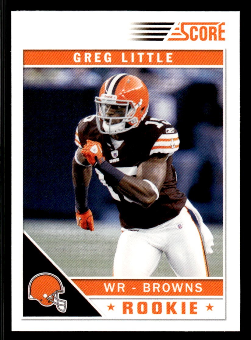 2011 Score Factory Set Updates - Greg Little #337 Rookie Cleveland Browns