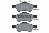 Textar Bremsbelagsatz, Scheibenbremse 2364001 FüR Chrysler Dodge
