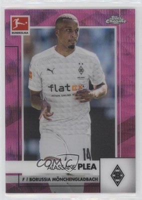 2020-21 Topps Chrome Bundesliga Pink Wave Refractor 72/75 Alassane Plea #76 03rx