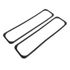 Chevy Center Bolt Valve Cover Gaskets Vortec 305 5.0 350 5.7 Rubber Black Pair