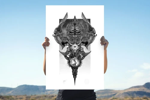 Impresión artística de Galactus y el surfista plateado de presentación de diapositivas coleccionables