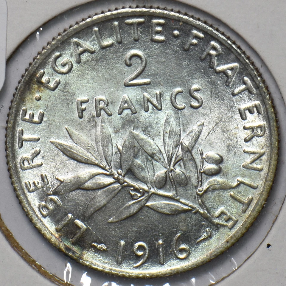 Francia 1916 2 Francos 294281 Combinar Envío Foto 2 de 2