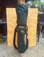 Viper Green Carry Golf Bag 3-Way Divider Padded Shoulder Strap Zip