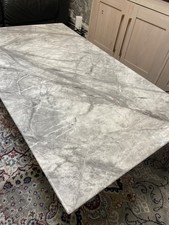 Damara White Marble Coffee Table - Modern/Contemporary Luxury Design