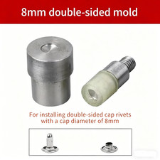 Hand Press Machine Stud Carbon Steel and Rubber 8mm Rivet Setter Punch Dies