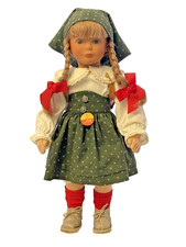 Vintage Steiff Girl Doll 19" Tall "Ulla"