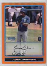 2009 Bowman Draft Prospects Chrome Orange Refractor 19/25 Jamie Johnson i6j