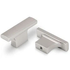 10 Pack Brushed Satin Nickel Kitchen Silver Drawer Knobs Cupboard Hardware