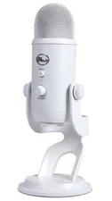 Logitech Creators Blue Yeti USB Microphone for Gaming, Podcasts, Youtube (White)
