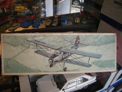 1:75 DDR VEB Flugzeug Modellbaukasten Antonov AN-2 in OVP-SELTEN/RARE-