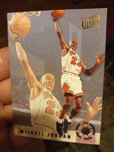 Michael Jordan 1993-94 Fleer Ultra All-Defense First Team Insert #2 Bulls NM
