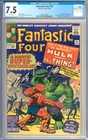 Fantastic Four #25 High Grade Classic Hulk vs. Thing Cover Marvel 1964 CGC 7.5