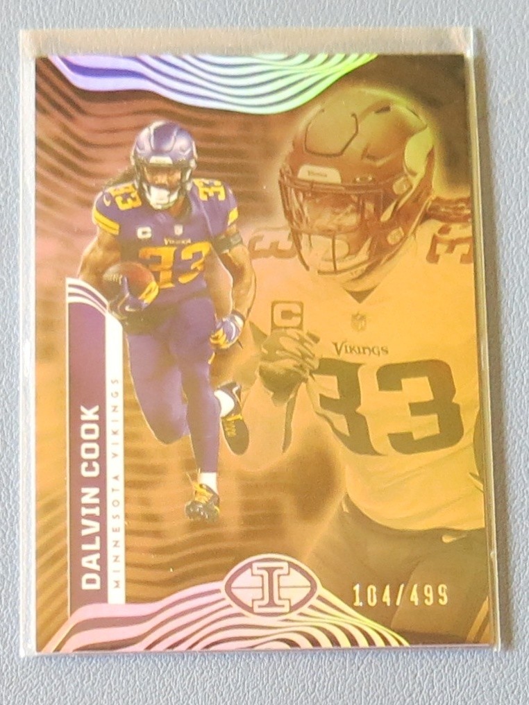 2022 Panini Illusions #64 Dalvin Cook Trophy Collection Bronze /499 Vikings