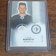2021 Upper Deck The Cup Rookie Class of 2022 104/249 Cole Perfetti #2022-CP 7ci