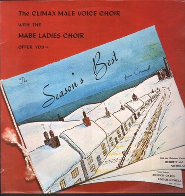 Climax Male Voice Choir / Mabe Ladies Choir Season's Best LP vinyl UK Sentinel