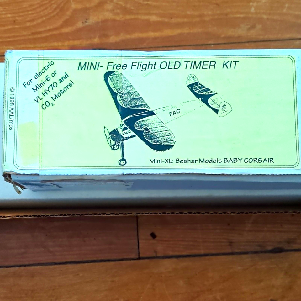 Oloder Models Beshar Models Mini-XL Baby Corsair Free Flight Old Timer Kit | eBay