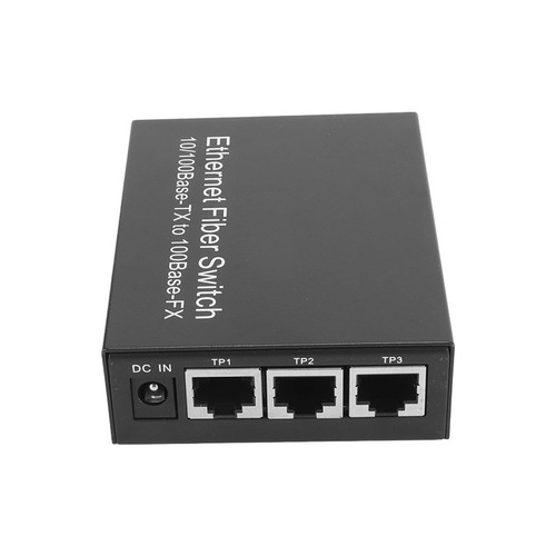 Ethernet Media Converter 100Mbps SC Single Fiber Singlemode RJ45 Port Fiber E DB - Photo 7/21