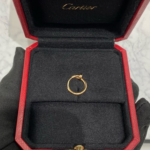 Cartier Juste un Clou Earrings 18K Yellow Gold Estate Fine Jewelry Estate Estate