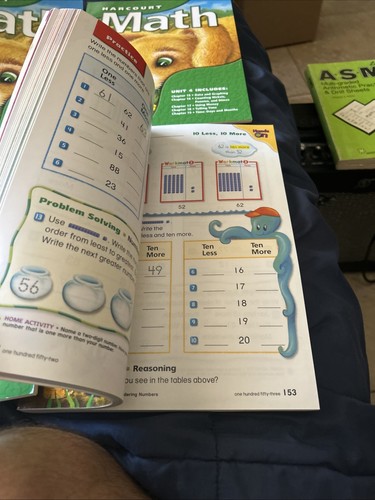 1. Klasse Harcourt Mathe Konvolut nie benutzt inkl. Einheit 1-6 mit Schülerbuch - Bild 5 von 5