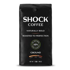 Strong Ground Coffee Highly Caffeinated All-Natural Blend 1 Pound Bag