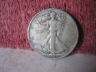 1929 S WALKING LIBERTY SILVER HALF DOLLAR VG-F