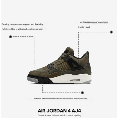 Size 7 (GS) - Jordan 4 SE Retro Low Craft - Olive for sale online