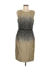 Halston Heritage Women Brown Cocktail Dress 6