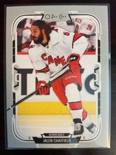 Jalen Chatfield 2025-26 O-Pee-Chee OPC Helmet Off Photo Variant SP #361