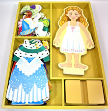 PRINCESS ELISE MAGNETIC DRESS UP set - MELISSA DOUG - wooden magnets