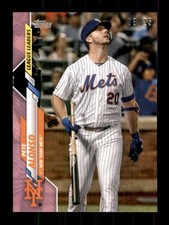 2020 Topps Series One Pete Alonso Mini Mothers Day Pink /25 New York Mets #53