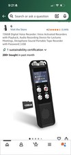 Digital Voice Recorder With Password/Usb - 72 Gb