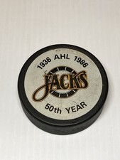Baltimore Skipjacks AHL 50th 1986 season Souvenir Hockey Puck Vtg Rare