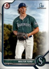 2022 Bowman Draft #BD-187 Walter Ford Seattle Mariners