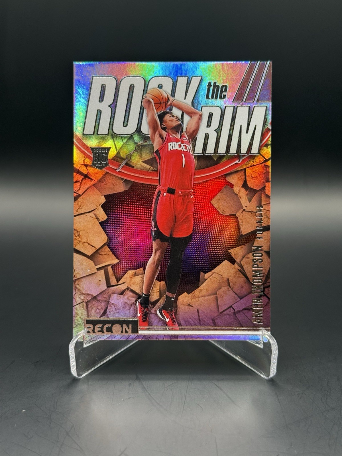 2023-24 Panini Recon - Rock the Rim Amen Thompson #4 (RC)