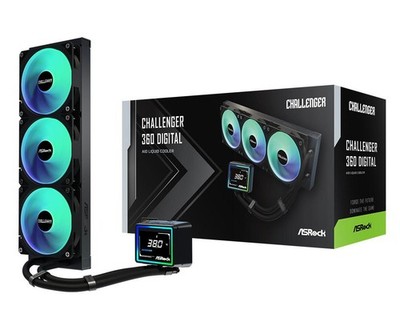 Asrock 90-ACLA36-BAAGA6 Challenger 360 Digital Processor Liquid Cooling Kit ~E~