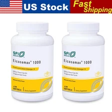 2 Pack SFI Health Eicosamax TG Fish Oil Pills Omega-3 with EPA/DHA 120 Softgels
