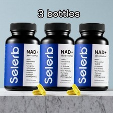 3PCS Selerb NAD+ Supplement for Men-With Lipo...