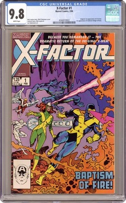 X-Factor 1D CGC 9.8 1986 4344010002 1st app. X-Factor