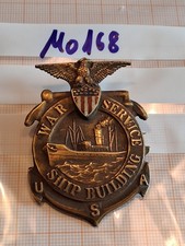 USA Badge 1wk War Service Ship Building mit Emaille Auflage Original (mo168)