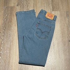 Levi's 514 Performance Straight Leg Blue Jeans Kids Size 14 Regular EUC