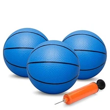 Mini Basketball for Mini Basketball Hoop, 5" Replacement Basketball for Blue