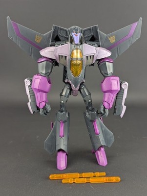 Transformers Animated Skywarp complete Hasbro 2008 Voyager Class