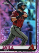 2019 Topps Chrome #34 Alex Avila Pink Refractor