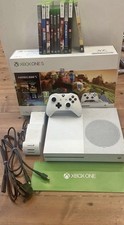 Xbox One S 1tb White Xbox Controller Games and Extras Bundle All Cables