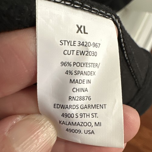 Edwards Mens XL Stretch Water & Wind Resistant Soft Shell Jacket NWTS - Picture 12 of 16