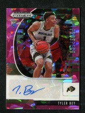 2020-21 Panini Prizm Draft Picks Prospect Autograph #PA-TB Pink Ice Tyler Bey RC