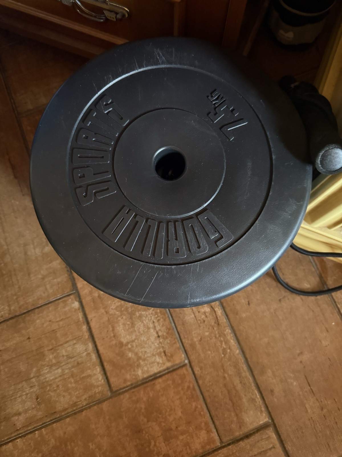 7.5kg x 4 dischi palestra pesi manubri