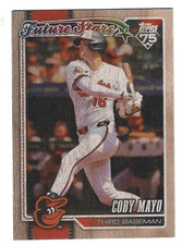 Topps 2024 Series One Future Stars Coby Mayo #72 WOOD # 25/25 Baltimore Orioles