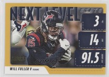 2020 Score Next Level Stats Gold Will Fuller V #NLS-WF 0t2