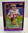 2025 Topps Chrome Brock Purdy Auto #BA-BP True Purple #69/75 49ers